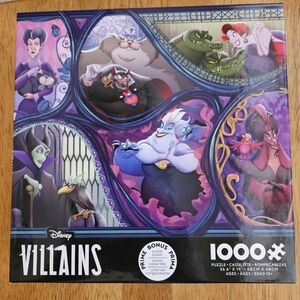 NWT Disney Villains 1000-Piece Puzzle